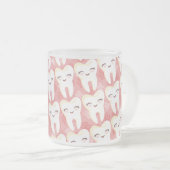 Motif mignon de dents de bande dessinée - tasse (Devant droit)