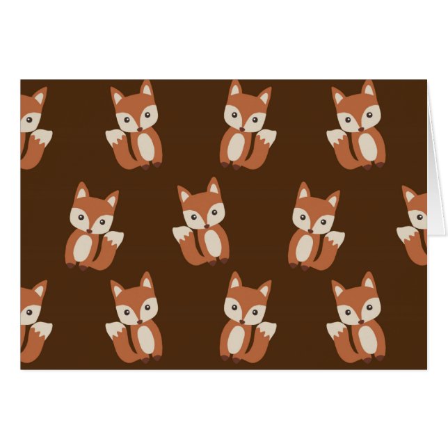 Motif mignon de Fox (Devant horizontal)