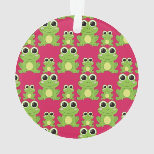 Motif mignon de grenouilles (dos)