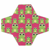 Motif mignon de grenouilles (Plat)