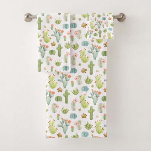 Motif mignon de position de cactus (En situation)