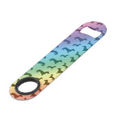 Motif mignon de teckel d'arc-en-ciel (Devant angulaire)
