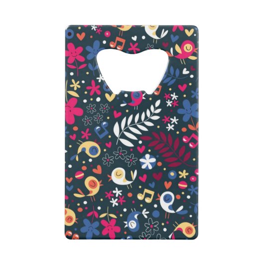 motif mignon d'oiseaux et de fleurs (Devant)