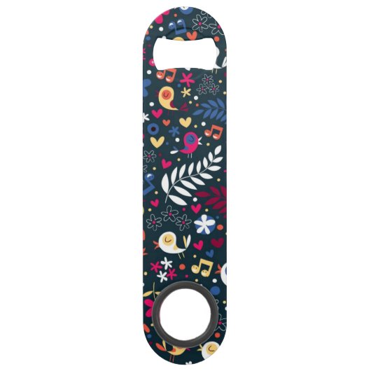 motif mignon d'oiseaux et de fleurs (Devant)