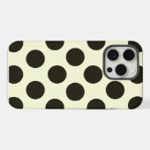 Motif minimaliste à pois noirs (Verso Horizontal)