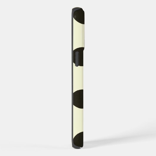 Motif minimaliste à pois noirs (Côté droit)