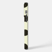 Motif minimaliste à pois noirs (Côté gauche)