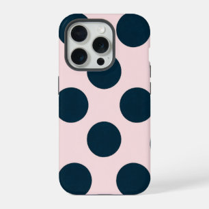 Motif minimaliste à pois noirs