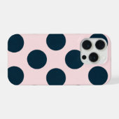 Motif minimaliste à pois noirs (Verso Horizontal)