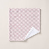Motif minimaliste en teinte rose pâle (Gant de toilette)