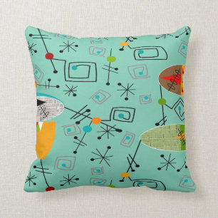 Motif moderne #92 d'ovales de coussin de la moitié