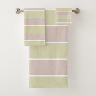 Motif moderne à rayures vertes rose vif