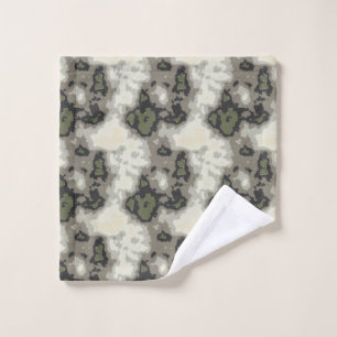 Motif moderne Abstrait vert gris beige