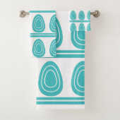 Motif moderne Blue Happy Easter Eggs (En situation)