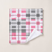 Motif moderne d'abrégé sur contemporain (Gant de toilette)