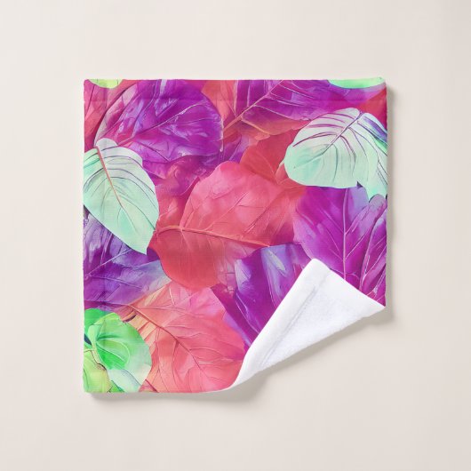 Motif moderne de design feutré (Gant de toilette)