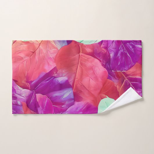 Motif moderne de design feutré (Serviette à main)