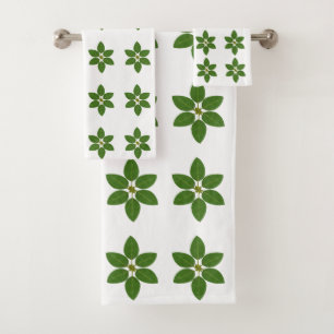 Motif moderne de feuille de laurier vert sur fond