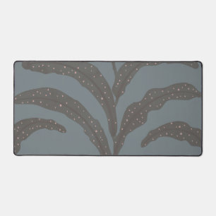 Motif Moderne de Feuille de Palmier Tropical Charb