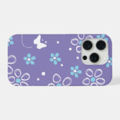 Motif moderne de papillon et de fleur (Verso Horizontal)