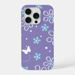 Motif moderne de papillon et de fleur