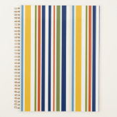 Motif moderne de rayures verticales colorées (Devant)