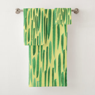 Motif moderne en bambou Tiki Vibe Vert