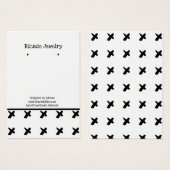 Motif moderne Kiss noir blanc Écouter Arrière - pl (Devant & derrière)