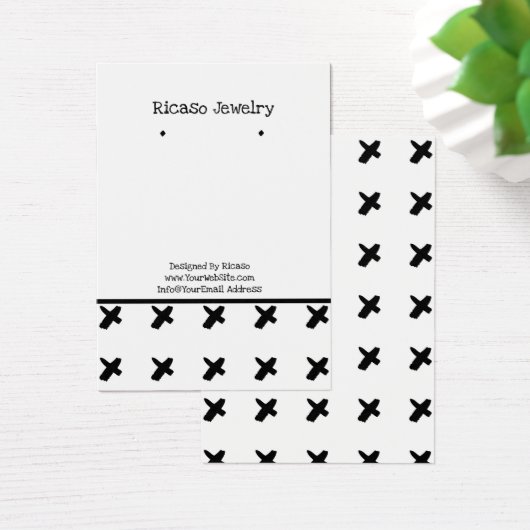 Motif moderne Kiss noir blanc Écouter Arrière - pl (Bureau)