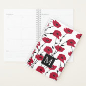 Motif moderne Monogram Poppies (Devant avec enveloppe)