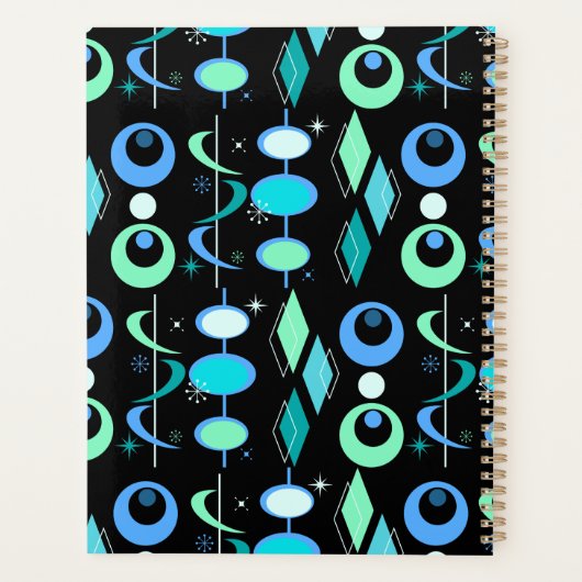 Motif moderne personnalisé du milieu du siècle (Dos)