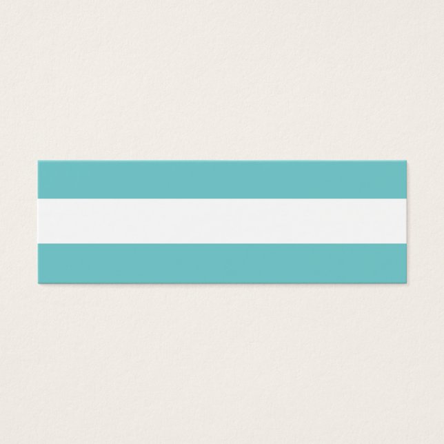 Motif moderne Turquoise blanc rayures (Devant)