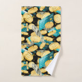 Motif monétaire 2 (Serviette à main)