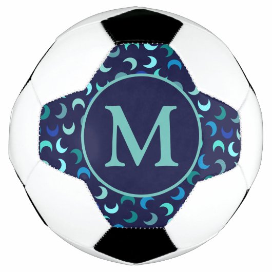 Motif Monogram Blue New Moon (Devant)