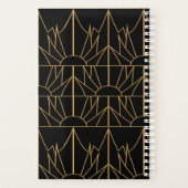 Motif Monogram Gold et Black Art Déco (Dos)