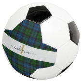 Motif monogramme Nom Initial Tartan Script (3/4)