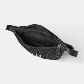 Motif monogramme simili cuir noir (Ouvrir)