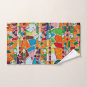 Motif mosaïque Abstrait (Serviette à main)
