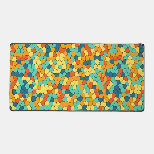 Motif mosaïque vibrant (Recto)