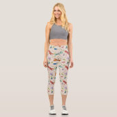 Motif Moth Capri Leggings (Recto)