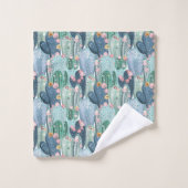 Motif mou de cactus de Patel (Gant de toilette)