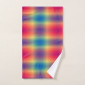 Motif multicolore brillant (Serviette à main)