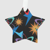 Motif multicolore rétro de l'ère spatiale (dos)