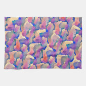 Motif multicolore - Serviette de cuisine (Horizontal)