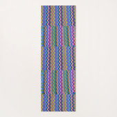 Motif multicolore sur tapis de yoga (Dos)