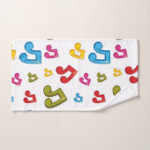 Motif musical (Serviette à main)