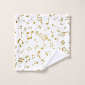 Motif musical (Gant de toilette)