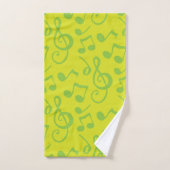 Motif musical (Serviette à main)