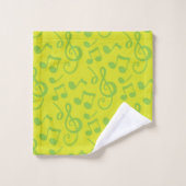 Motif musical (Gant de toilette)