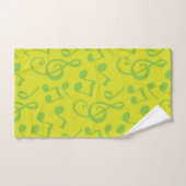 Motif musical (Serviette à main)